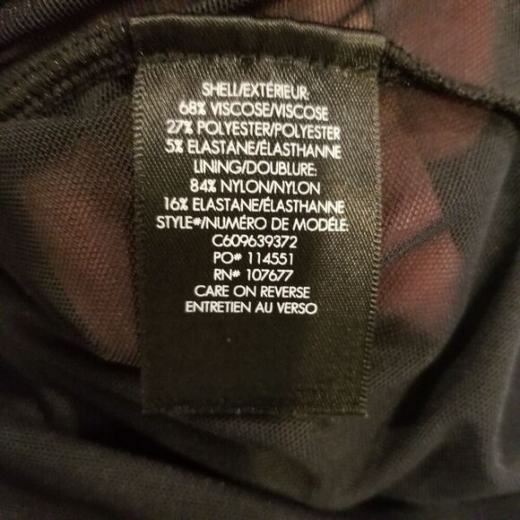 Alice+Olivia Women Salina Tie-Waist Maxi Dress Size S Black Evening Long Sleeve - Picture 9 of 9